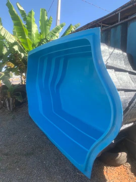 Piscina fibra de vidro 9000 litros  - Foto 5