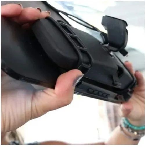 Espelho Retrovisor Com Câmera Ré e frontal Knup - Foto 3