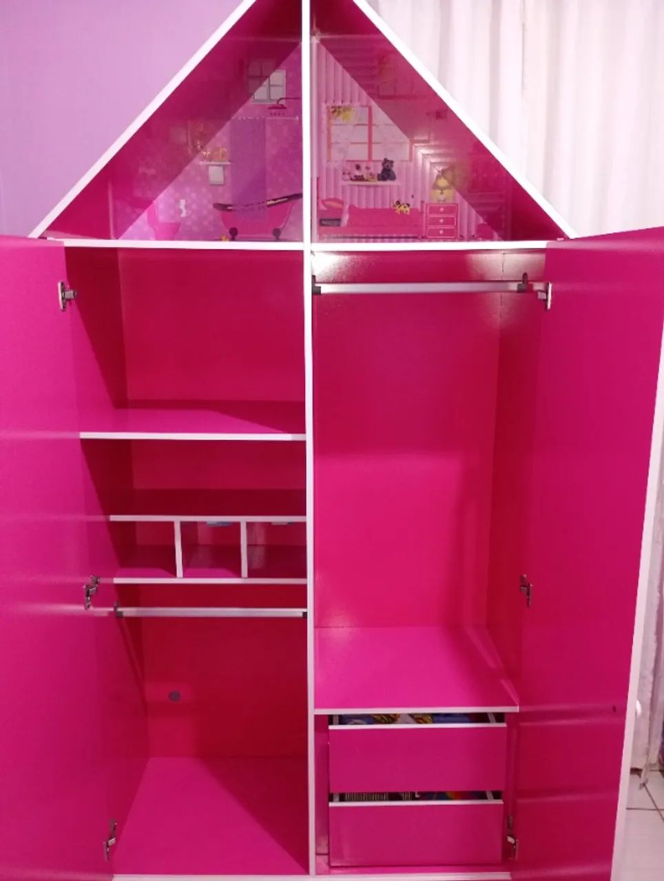 Guarda-roupa e cama, todos em ótimo estado de conservação, 650,00 Reais  - Foto 3