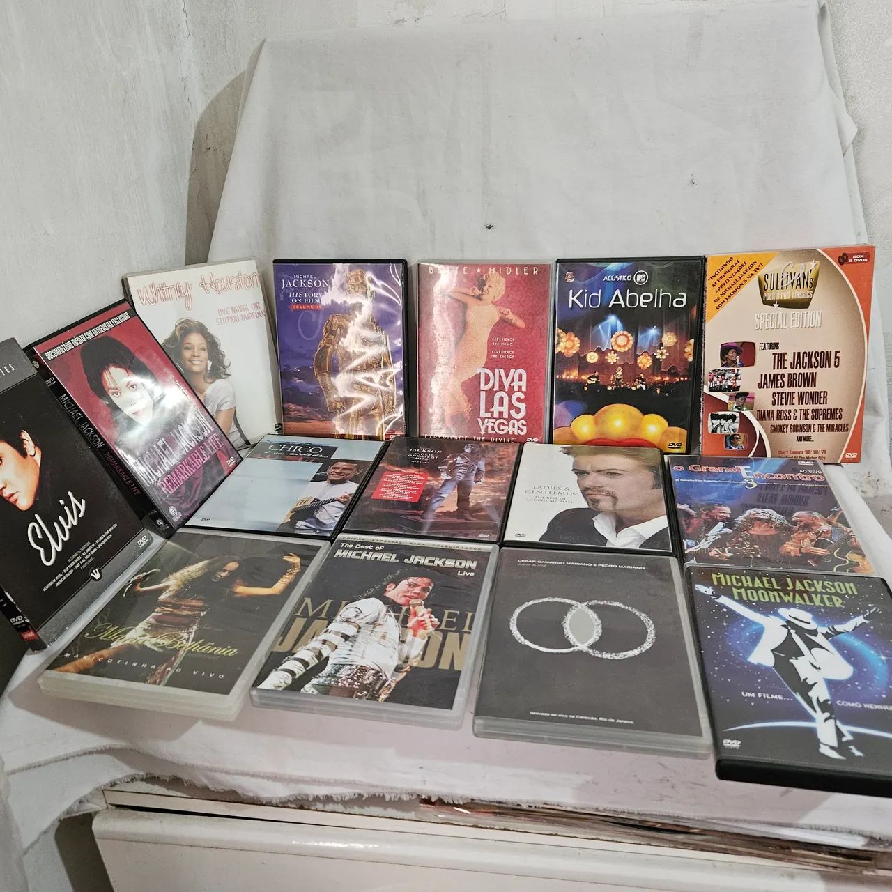 Lote de DVDs originais musicais 