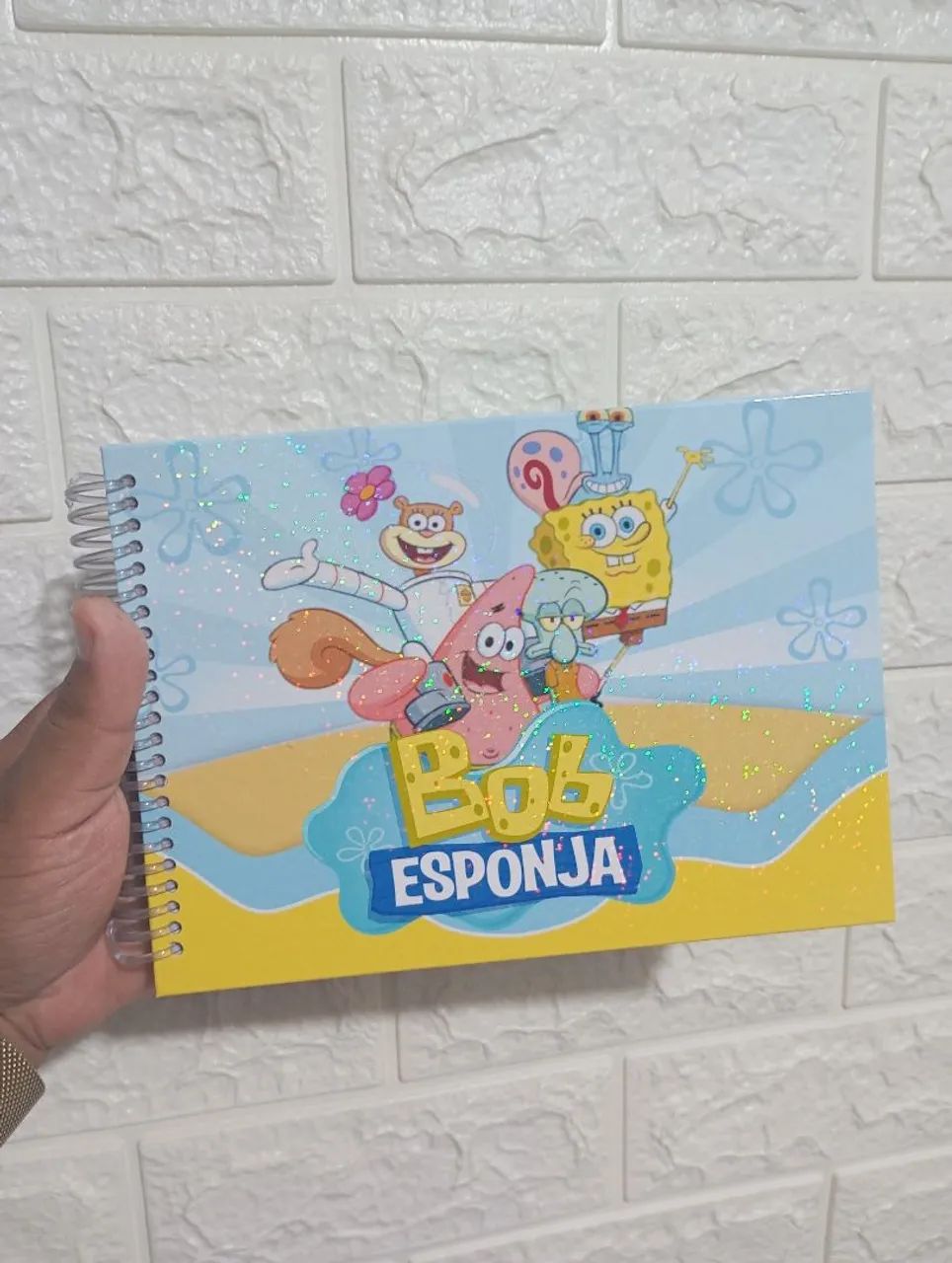Caderno de pintura Bob Esponja 