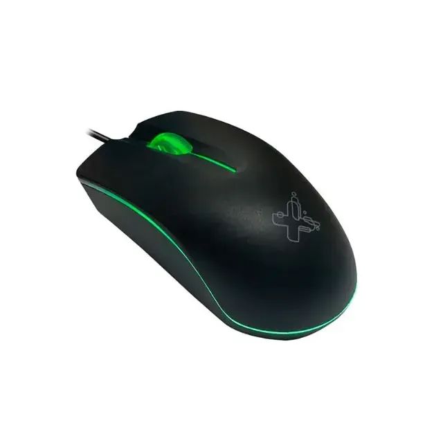 Mouse Com Fio Maxprint Ergon 1200DPI USB2.0 Preto - Foto 4