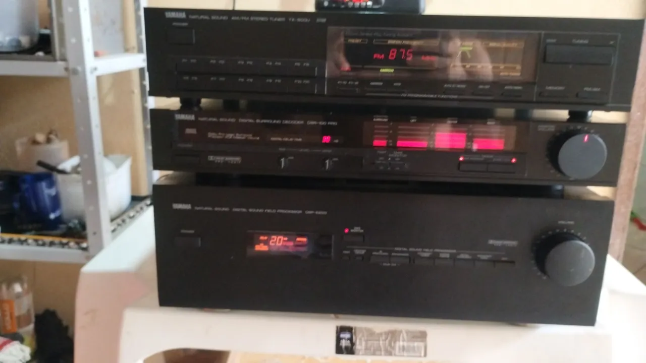 Som Yamaha 3 PEÇAS funcionando