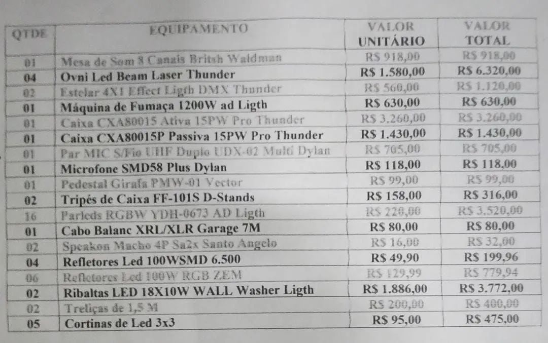 APARELHO DE SOM E ILUMINAÇÃO COMPLETO - Foto 6