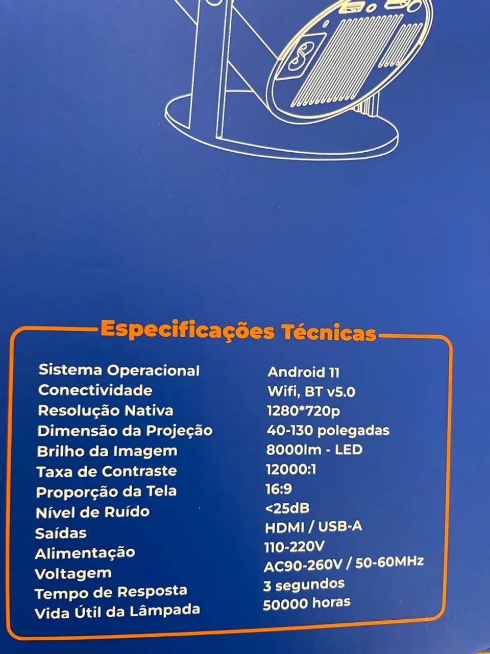 Mini Projetor Inova  - Foto 4