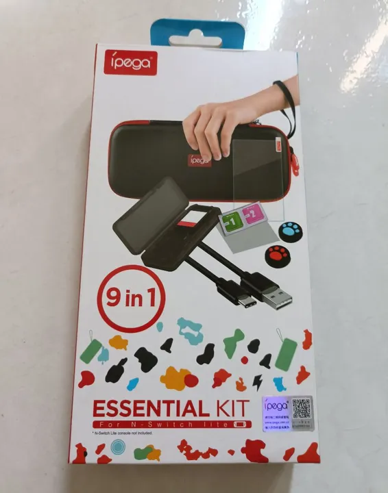Kit Essencial para Nintendo Switch Lite - 9 em 1