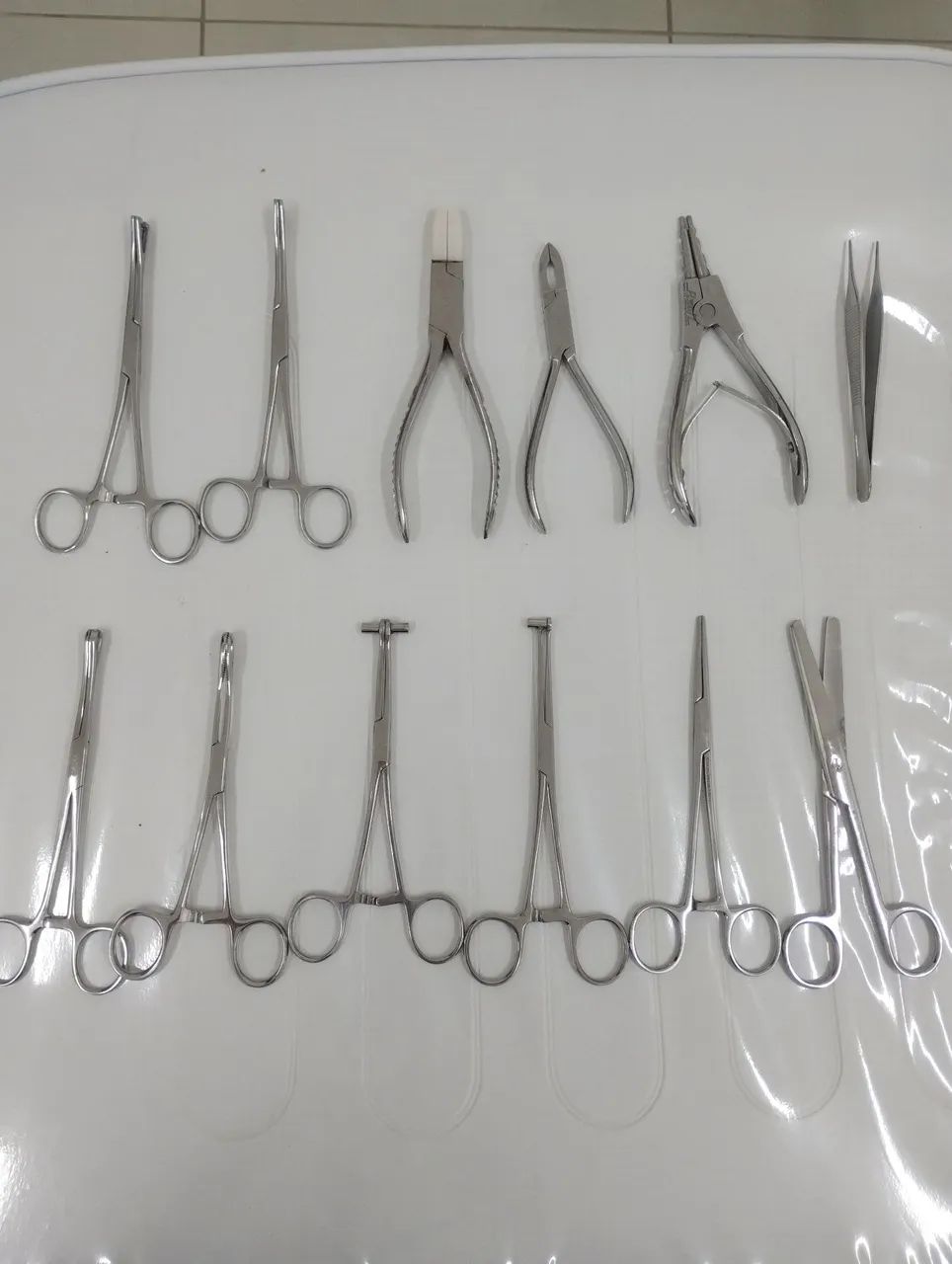 Kit de pinças piercings 