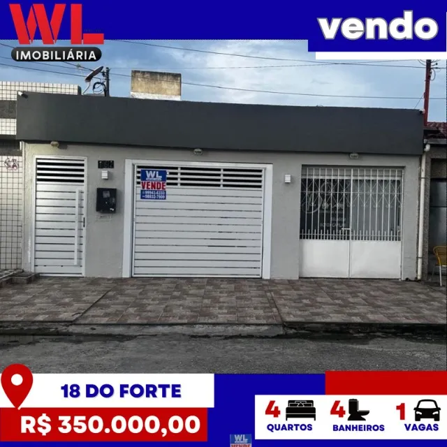 Vendo- Casa no 18 do forte