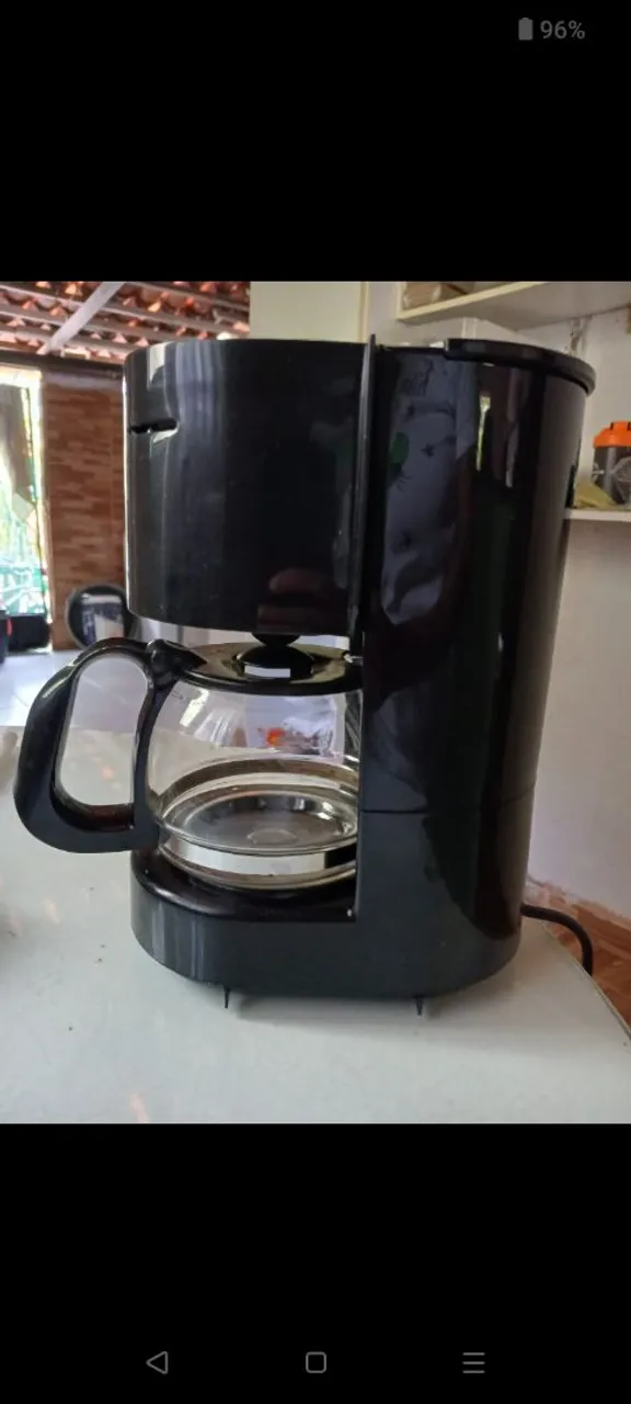 Cafeteira Elétrica Preta