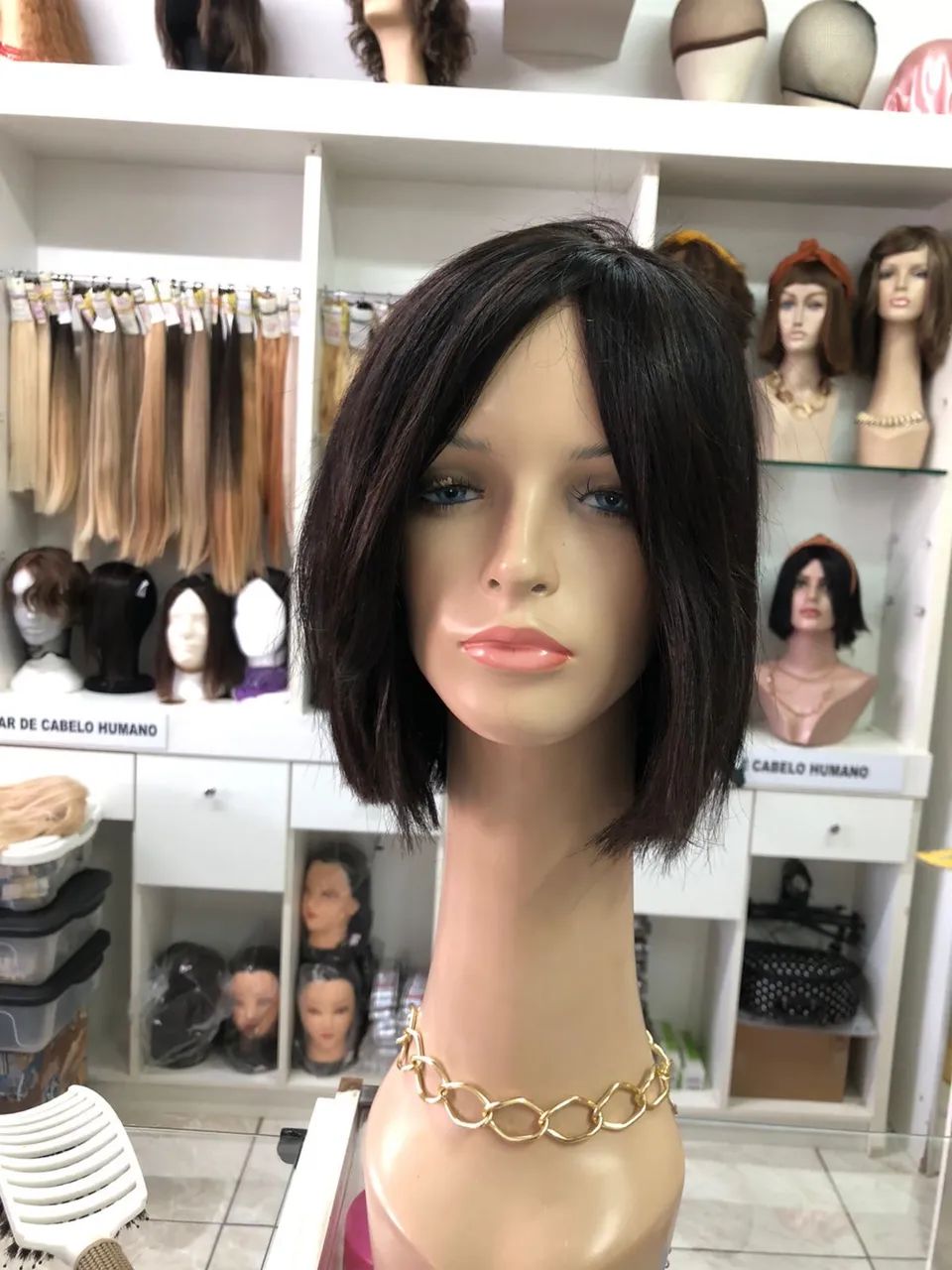 Perucas cabelos humanos valor da unidade excelente preço oportunidade ! - Foto 4