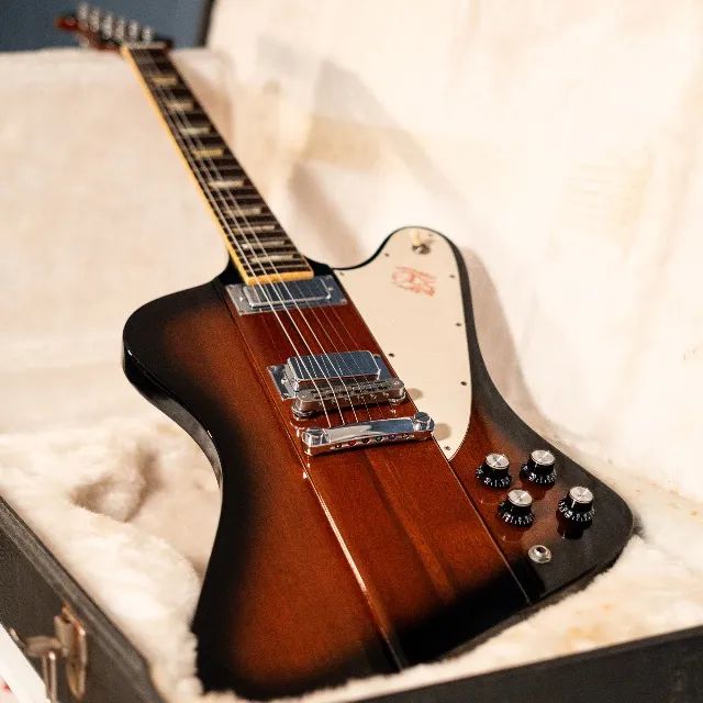 ギター Gibson firebird Vintage Sunburs Gibson Firebird V 2009 - Vintage Sunburs - Instrumentos musicais