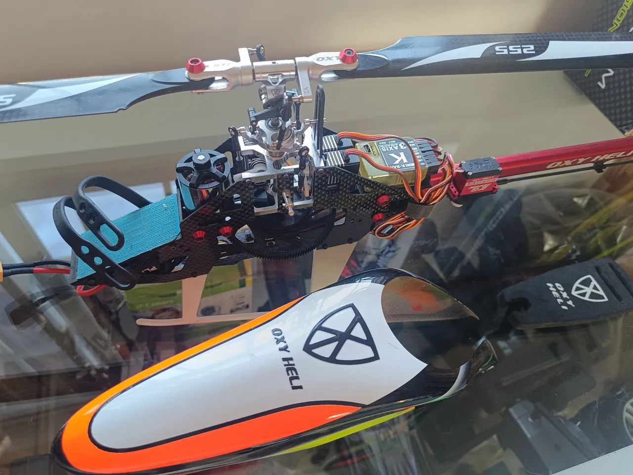 Helicóptero Oxy 3 Semelhante ao Trex 450 Rádio Controlado  - Foto 5