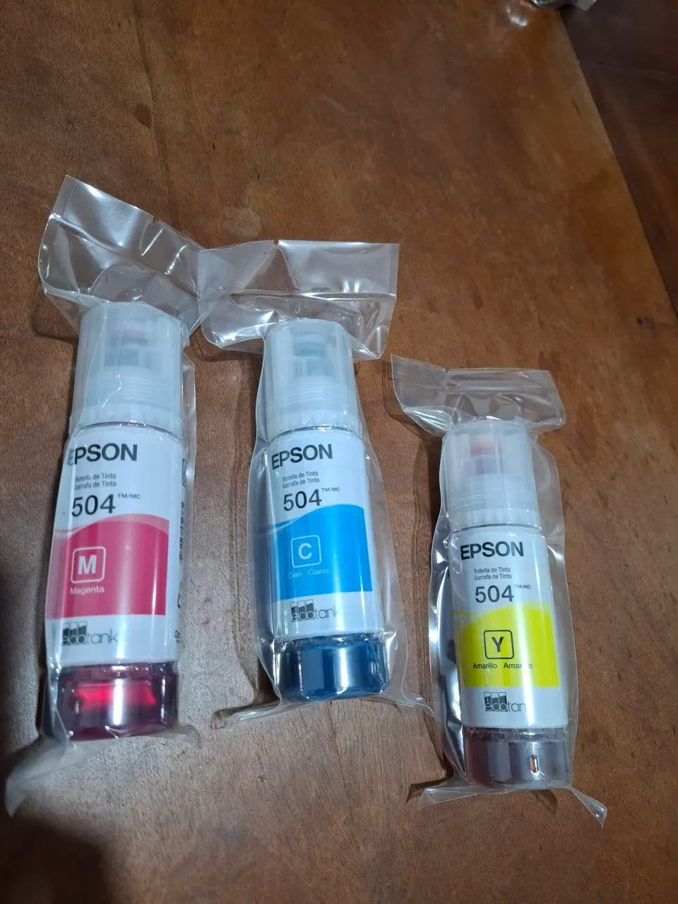 Tinta impressora Epson ecotank 504 original - Foto 4