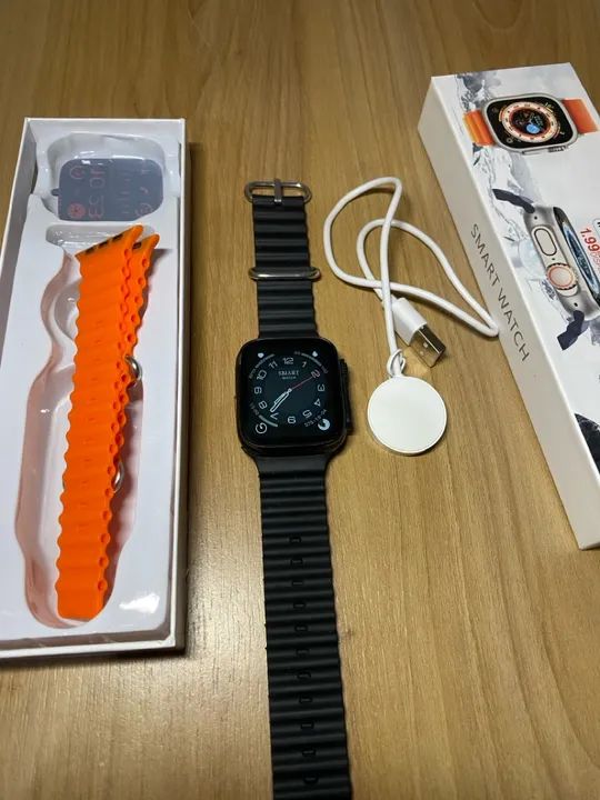 Smartwatch ultra com rede social?.. medi passos - Foto 2