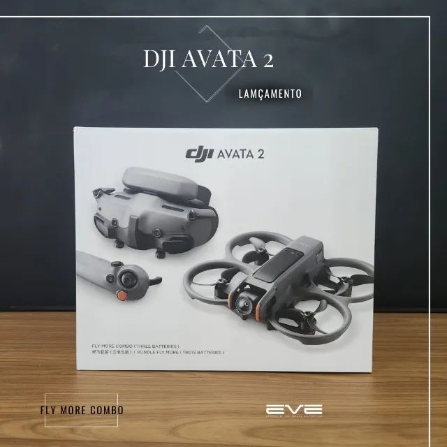  Avata 2, Combo c/ 3 baterias, Lacrado!