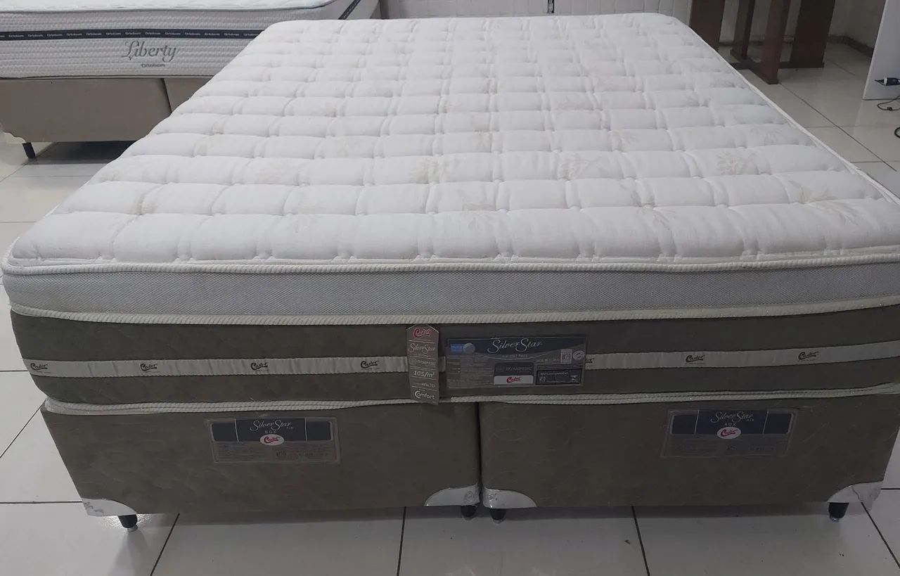 Cama Queen Size, Castor - ENTREGA GRÁTIS - Foto 2
