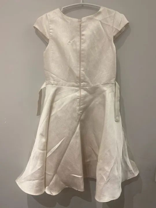 Vestido de festa branco Petticherie 6 anos tamanho - Foto 2
