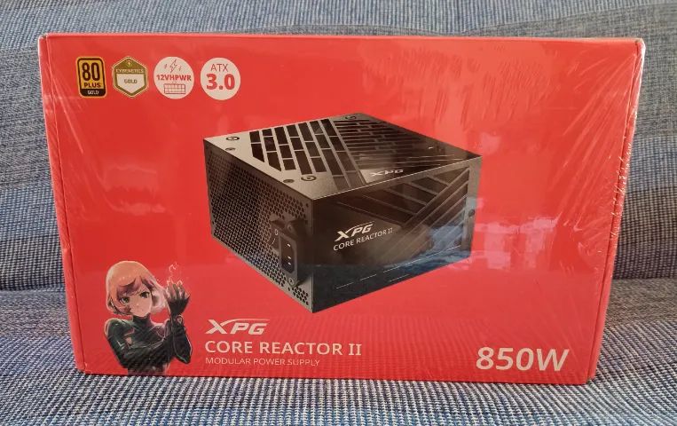 Fonte XPG Core Reactor II 850W, 80 Plus Gold, Full Modular (Nova e Lacrada)