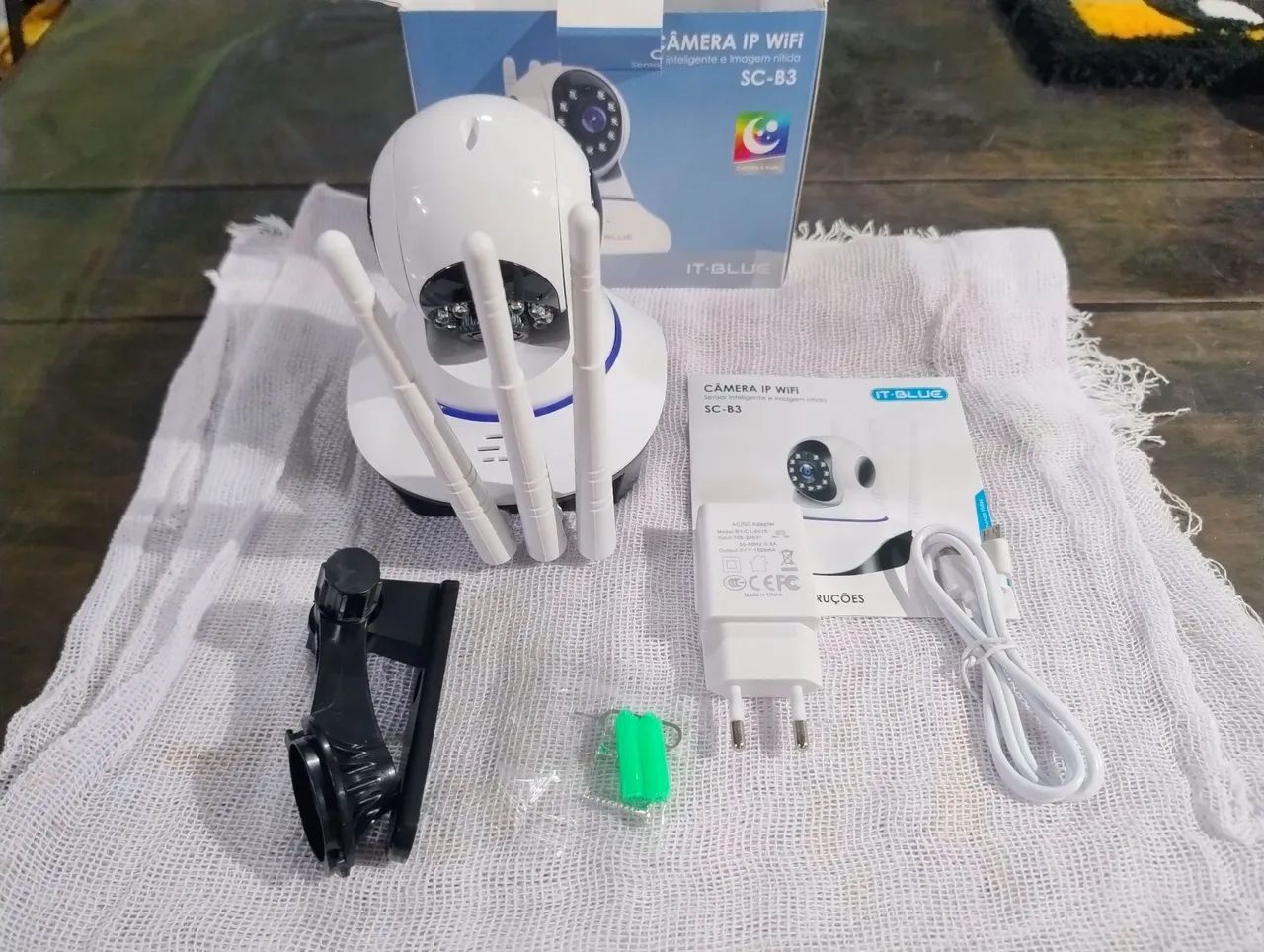 Câmera IP WiFi Sensor Inteligente. Faço a instalação e configuração no seu celular  - Foto 3