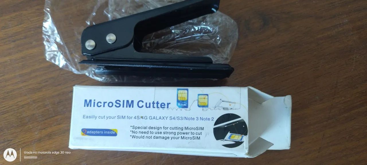 Cortador de cartão Micro Sim Cutter for Nokia Asha 230 Importado  - Foto 2