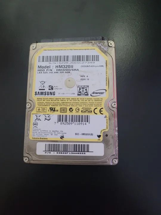 HD Samsung 320GB SATA - HM32011