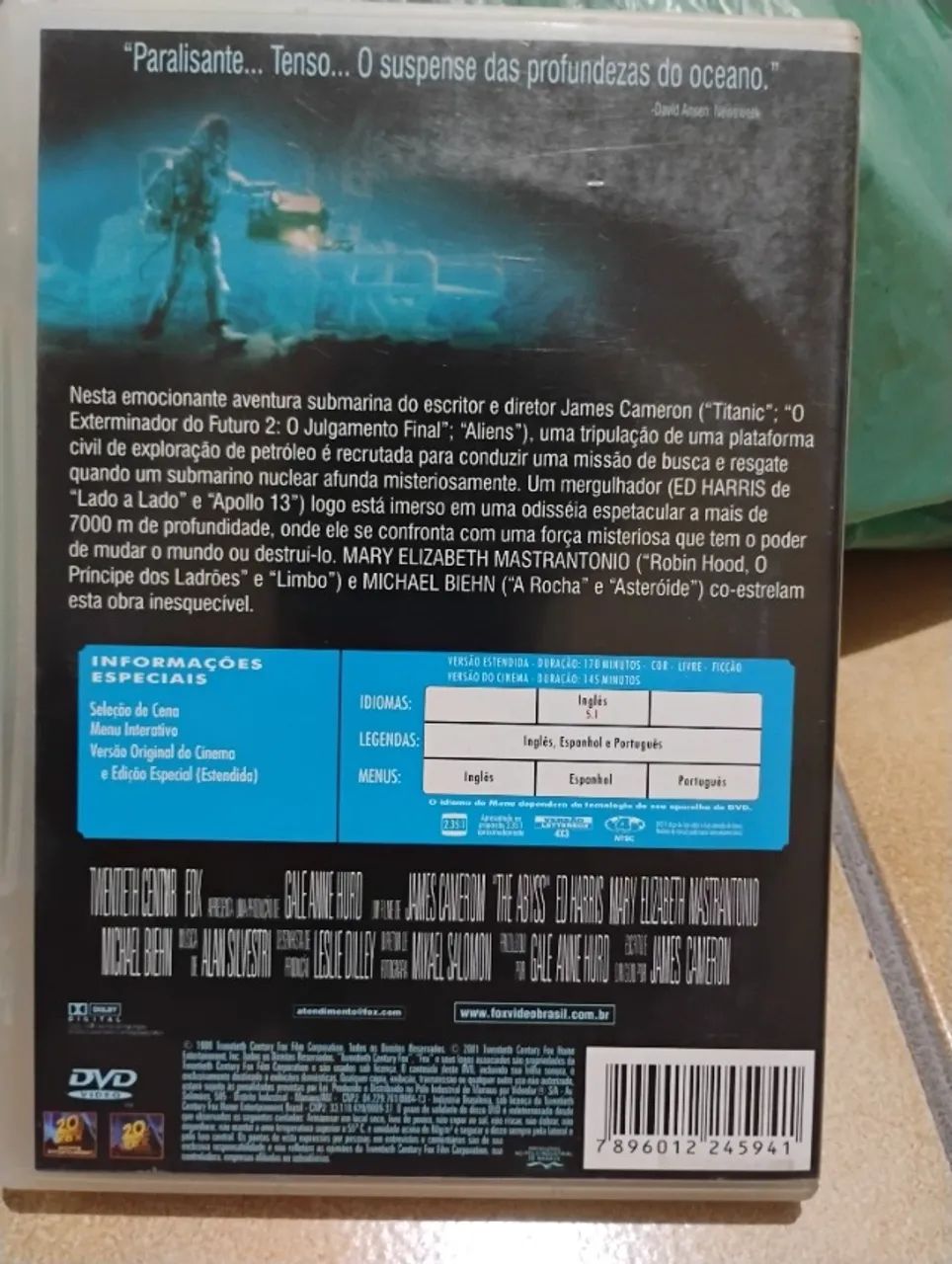 O Segredo do Abismo (DVD Raro) - Foto 5
