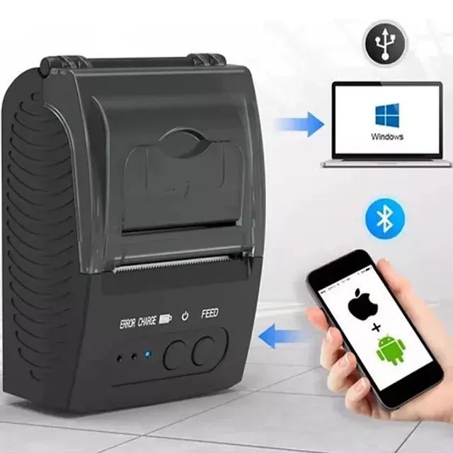 Mini impressora bluetooth térmica 58mm - Foto 2
