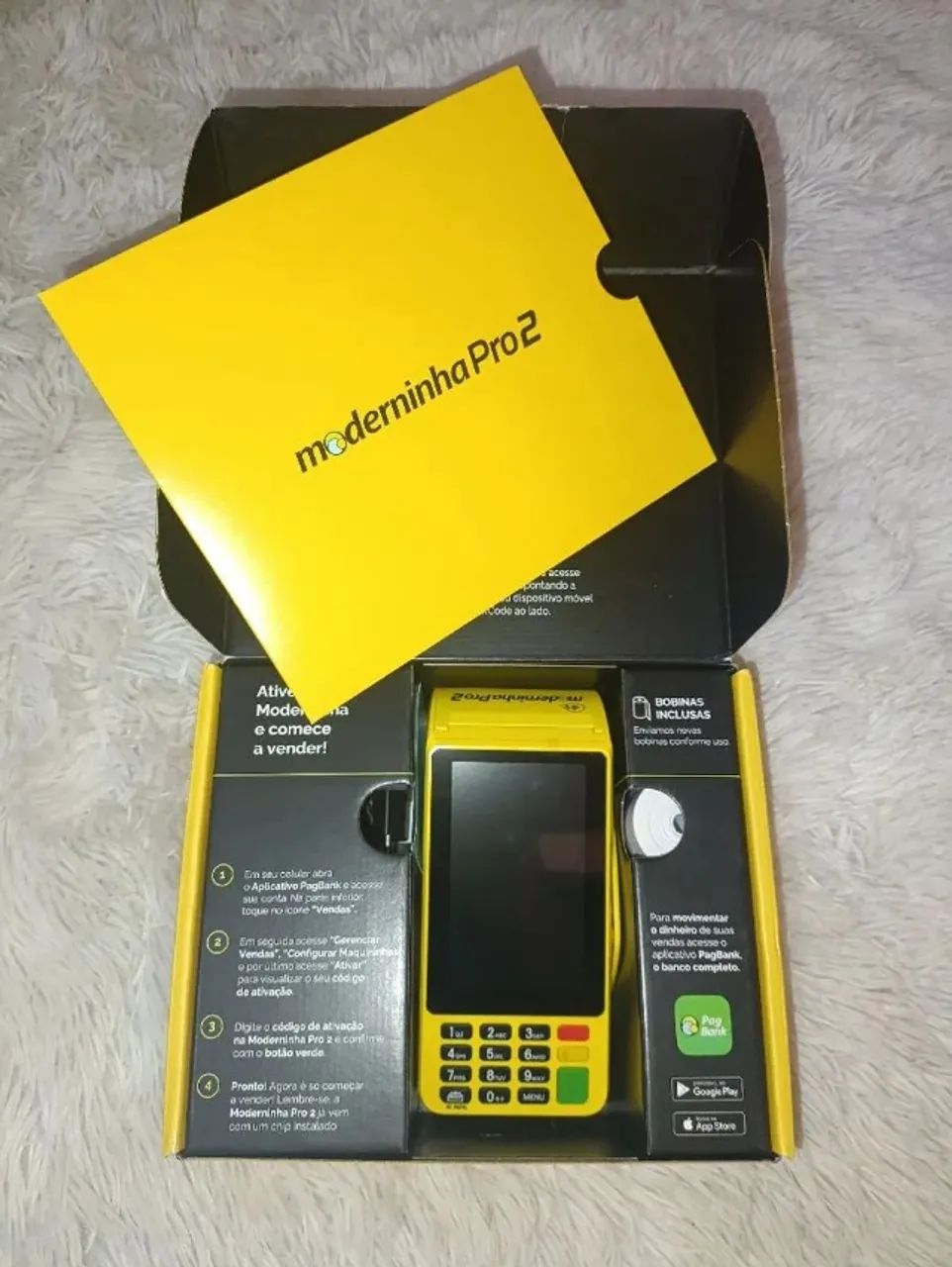Moderninha Pro 2 - Maquina de Cartão - Nova - Foto 3