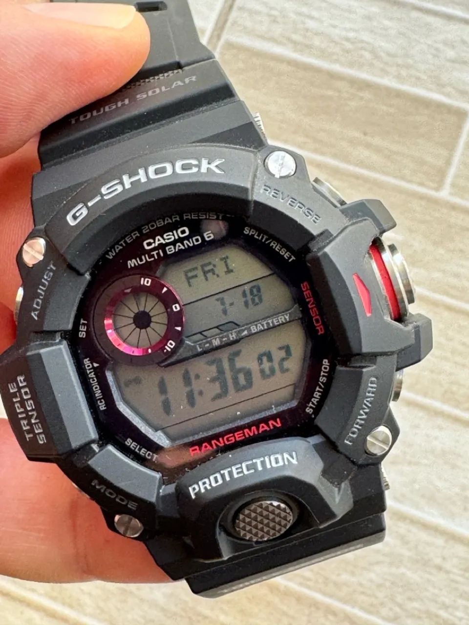 Relógio Casio G-Schock RANGEMAN GW-9400-1DR (3410) - Foto 5