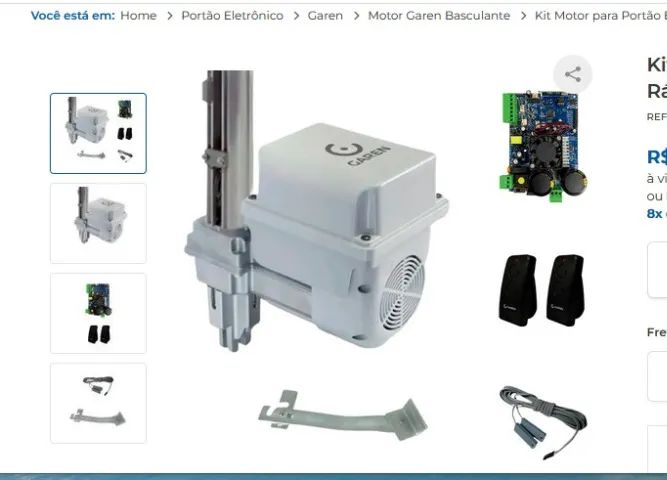 MOTOR PORTA BASCULANTE R$100