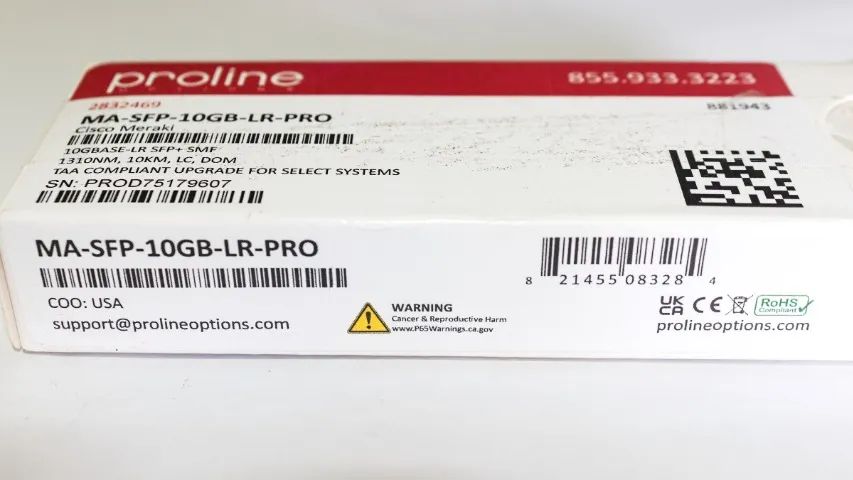 GBIC Cisco Meraki Compatível 1310nm MA-SFP-10GB-LR-PRO Proline - Foto 3