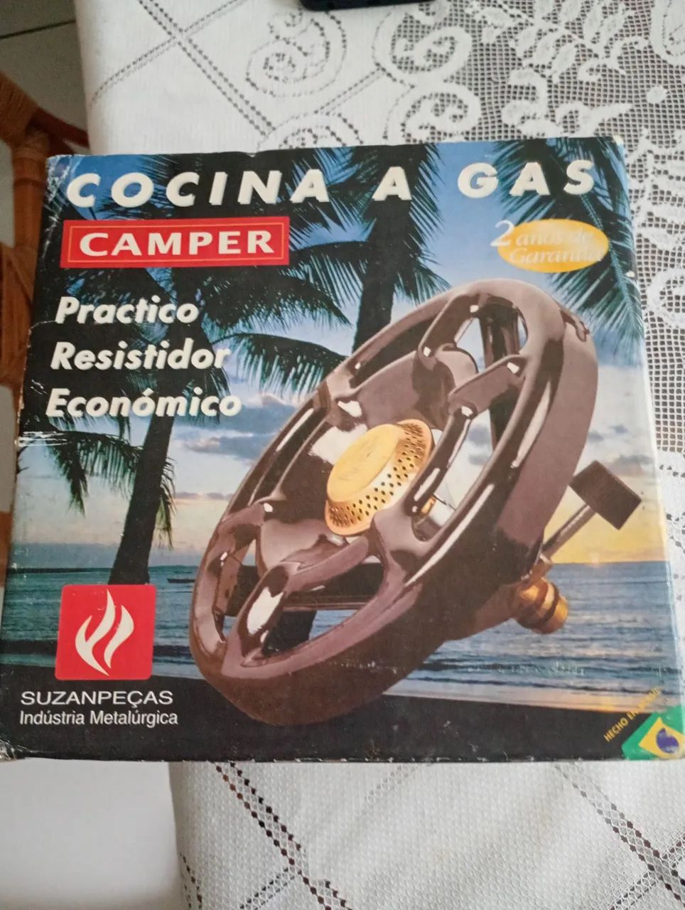 Fogareiro de Camping - Prático, Resistente e Econômico