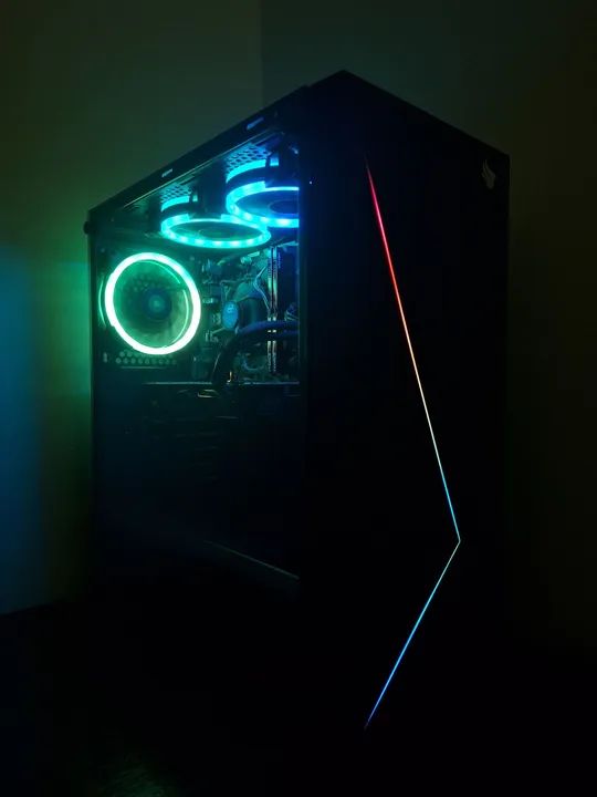 PC Gamer i3-9100F, Radeon Rx580 Series 8GB, 16 RAM, 128 SSD, 500HD - Foto 4