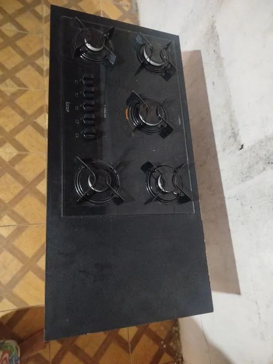 Vendo fogão Cooktop 5 Bocas mas a bancada em MDF - Foto 3