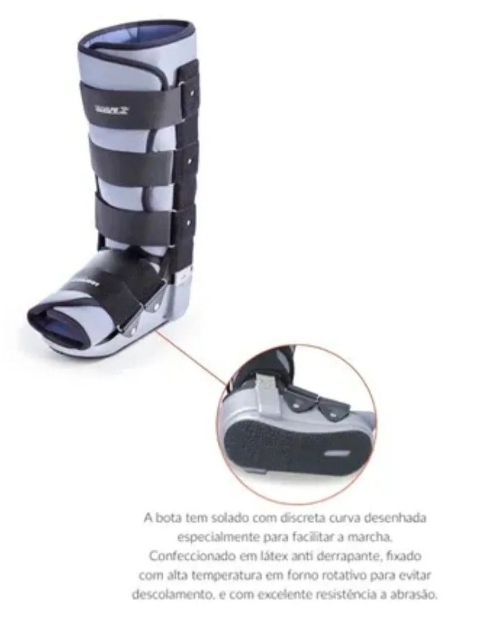 Robofoot Longa Salvapé Bota Imobilizadora  TAMANHO G ( 40 -43 ) - Foto 2