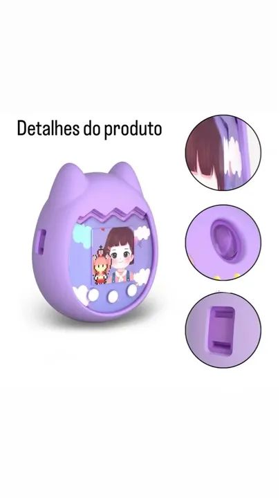 Tamagotchi Pix capinha com strap de silicone - Foto 3