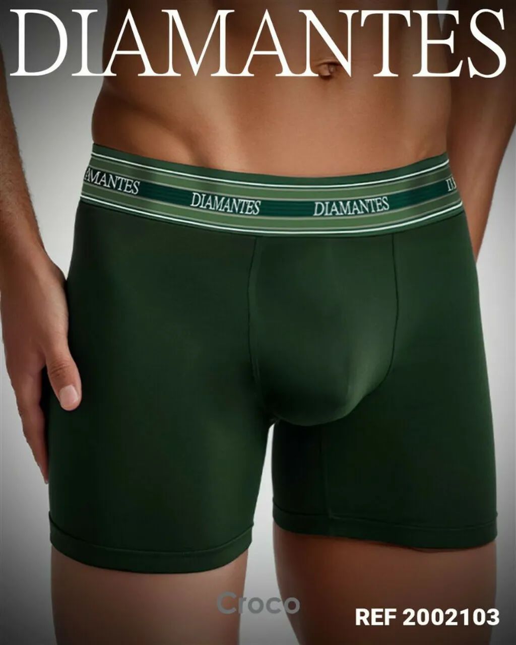 Kit com 3 cuecas box DIAMANTES LINGERIE 