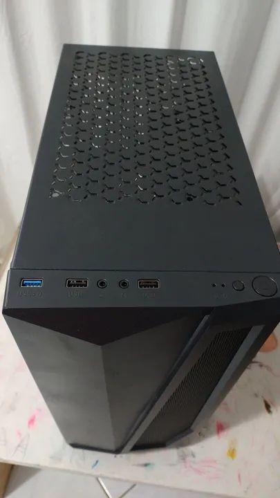 Gabinete Gamer Preto - SOMENTE GABINETE - Foto 2