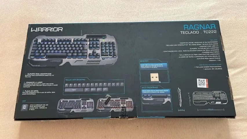 Teclado Warrior Ragnar Gamer TC222 - Foto 2