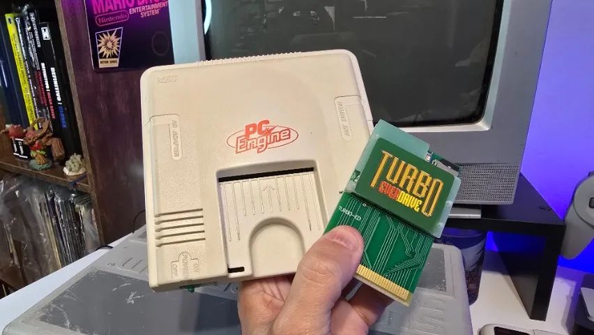 PC Engine NEC funcionando 100% + controle + Flashcart/everdrive + adaptador componente - Foto 2
