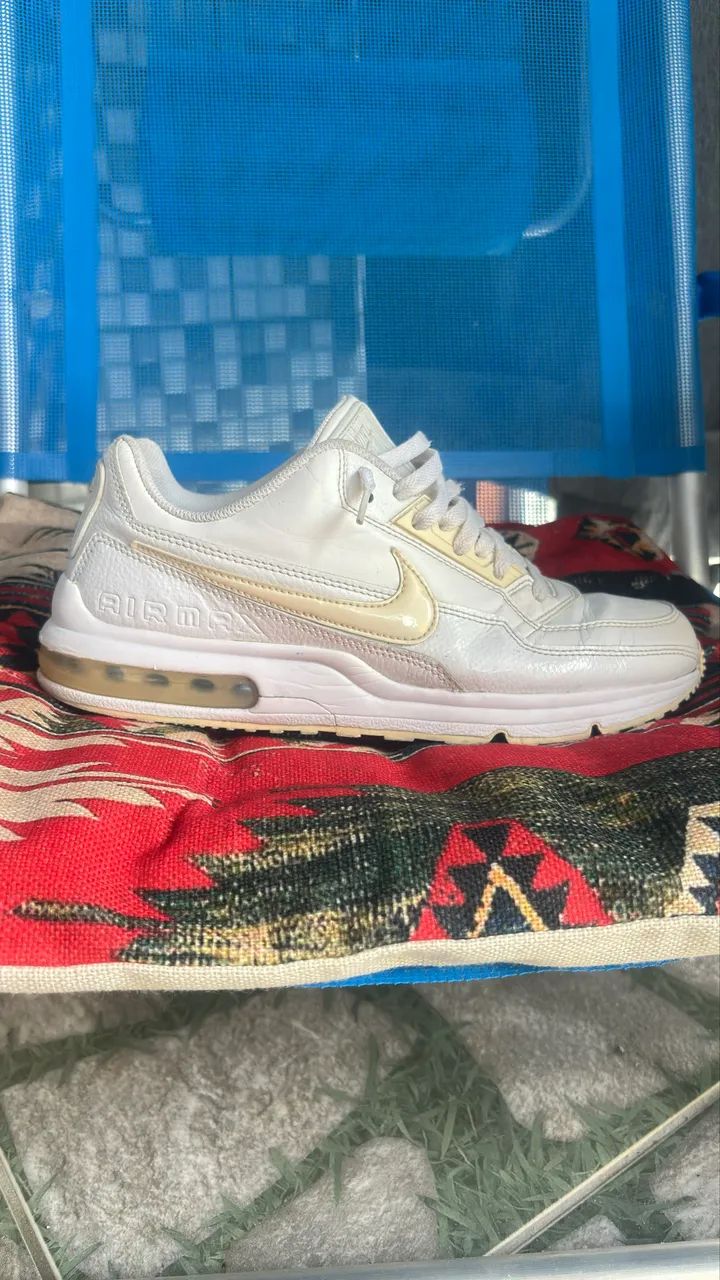 Nike Air Max 90/1 Branco/Dourado - Original - Excelente oportunidade - Foto 5