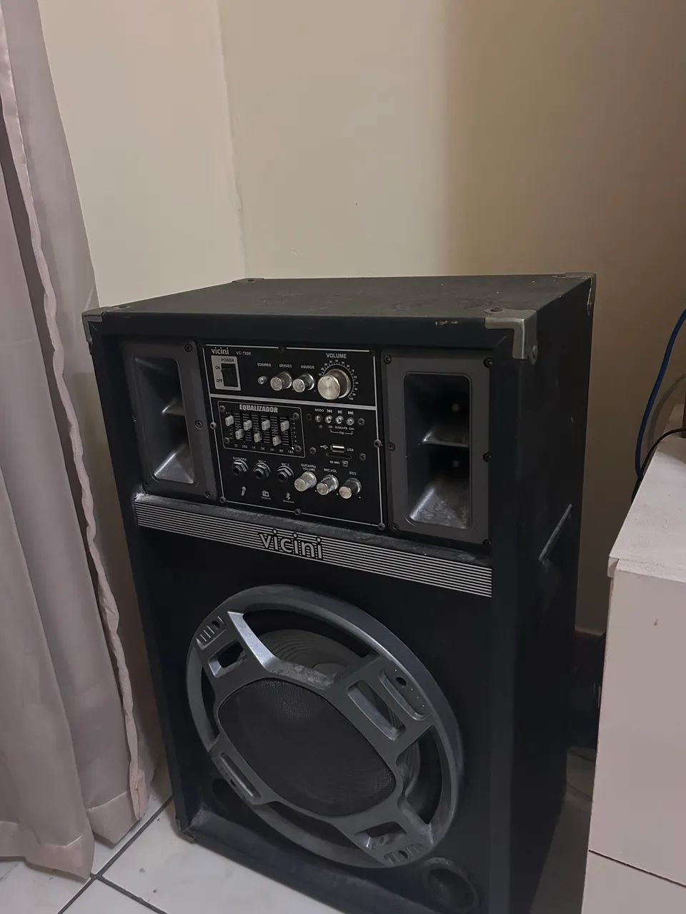 Caixa de som subwoofer 500watts