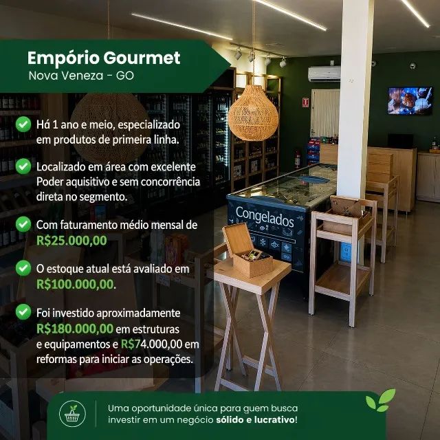 Empório Gourmet em Nova Veneza - Goiás