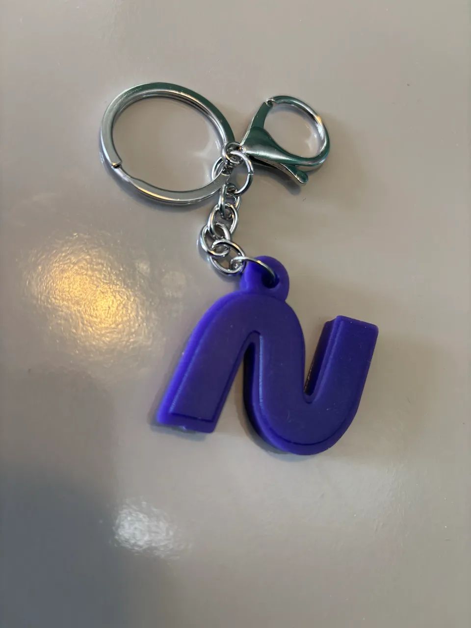 Chaveiro Letra N - Foto 2