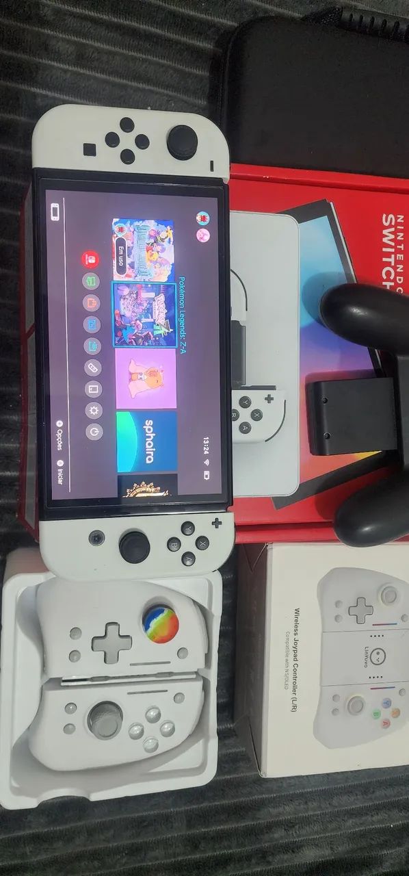 Nintendo switch oled desbloqueado 256gb - Foto 2