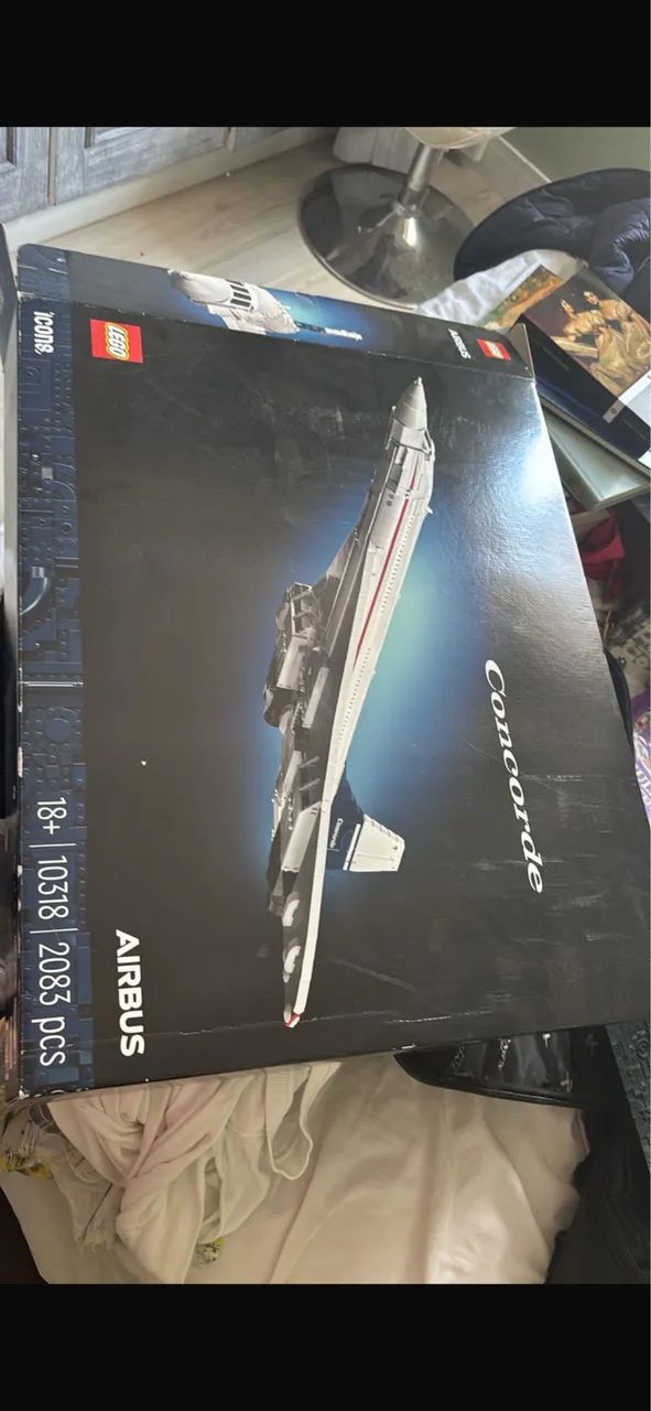 Concorde lego com caixa montado