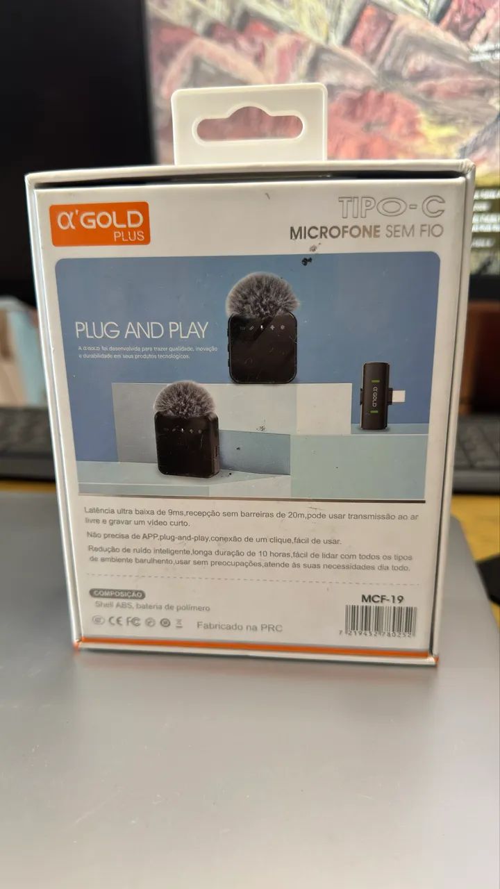 Microfone de lapela para SMARTPHONE  - Foto 2