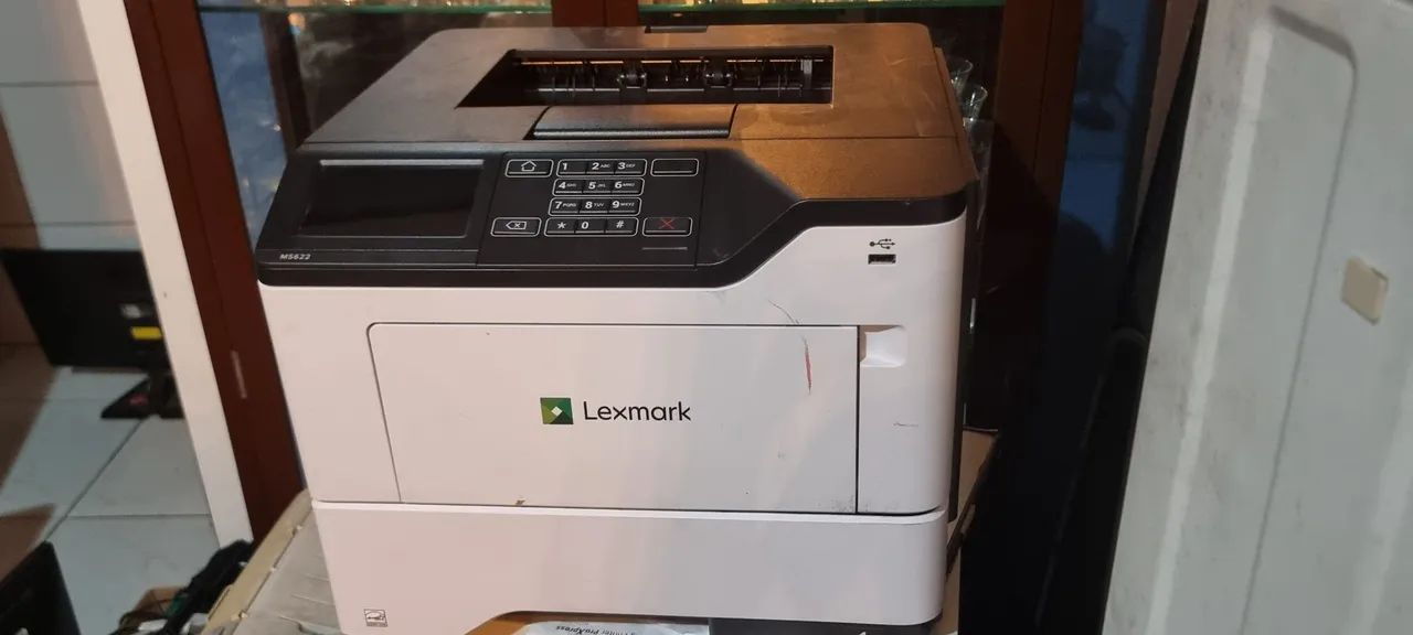 ? Impressora Lexmark MS622de Laser ? Duplex Automático ? Rede 