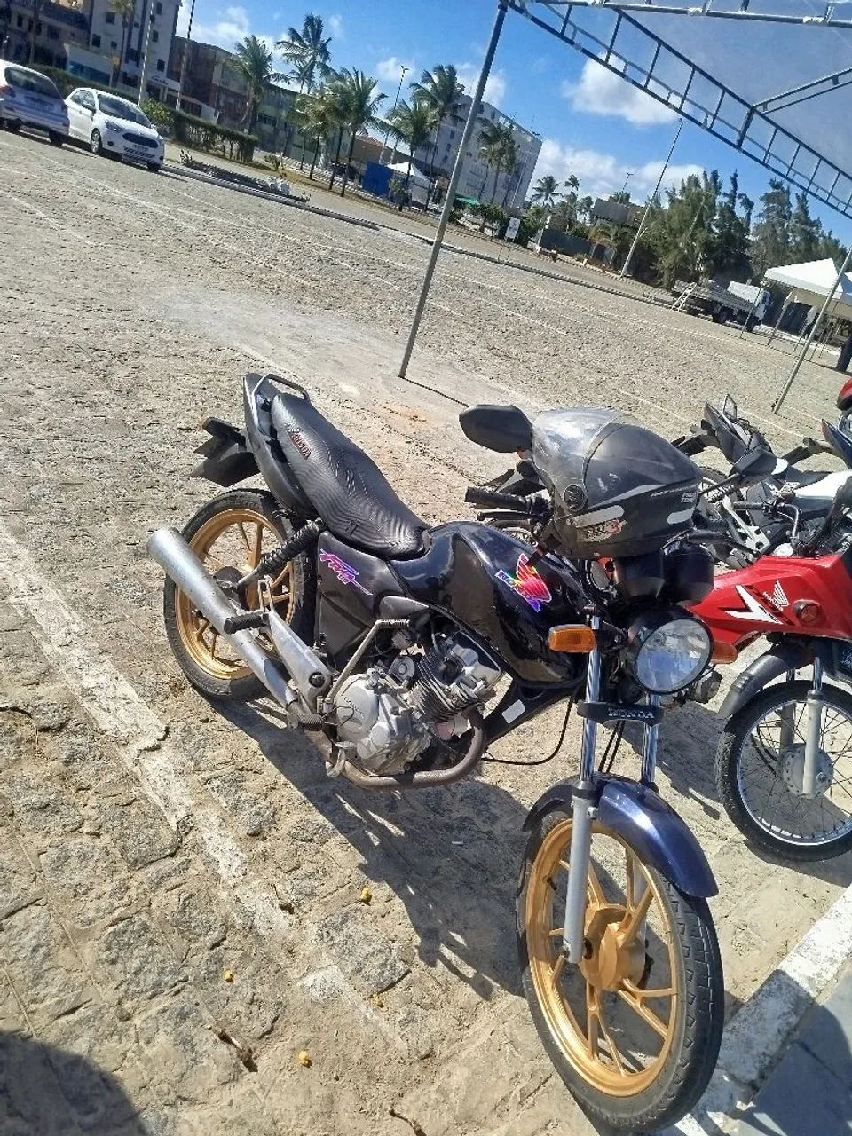 Moto CG fan 2007 com partida