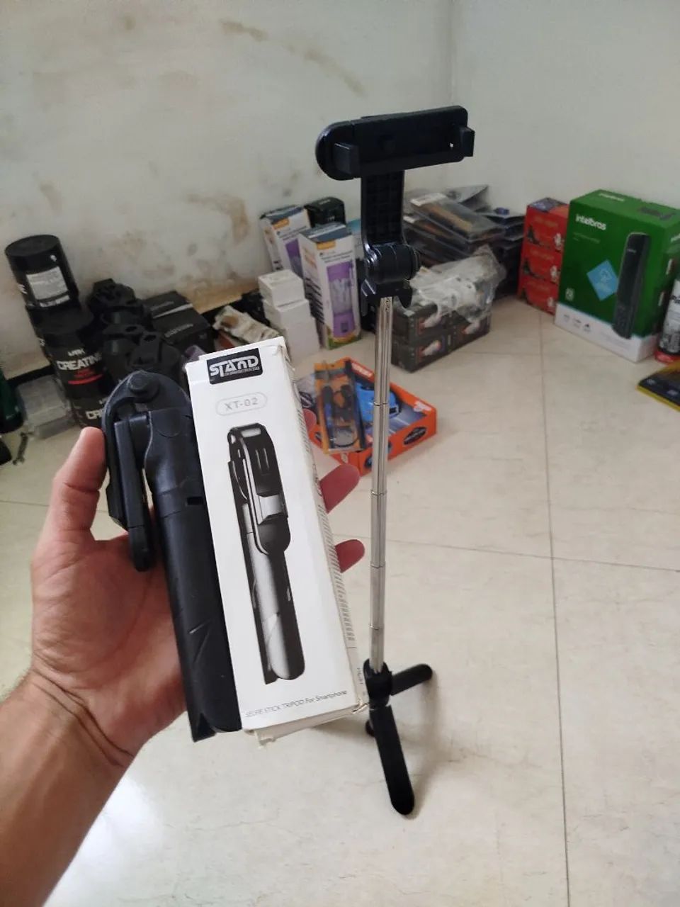 Suporte tripé com controle - Foto 2